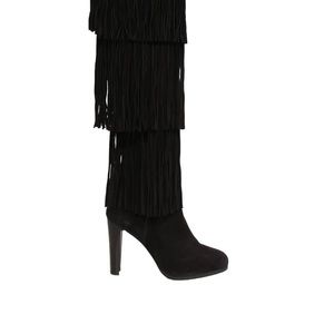 Stewart Weismann Black fridge knee high boots